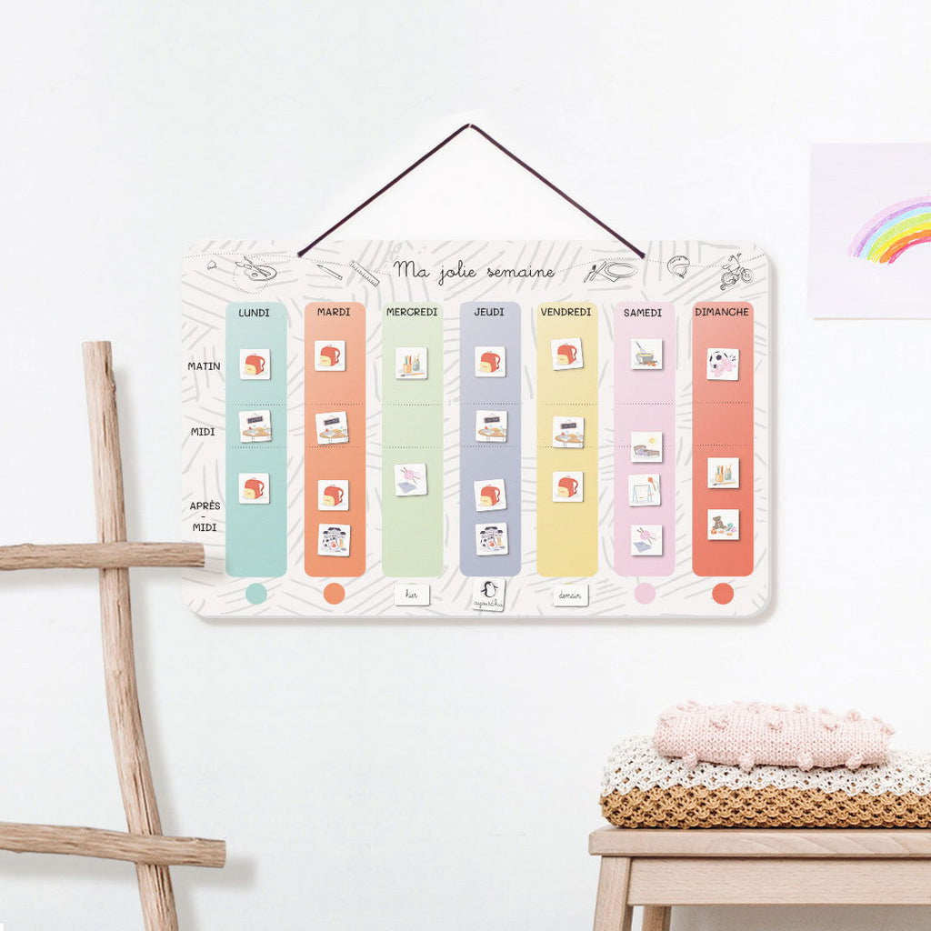 Ma jolie semaine-Organisation-Gestion du temps - La boutique des émotions