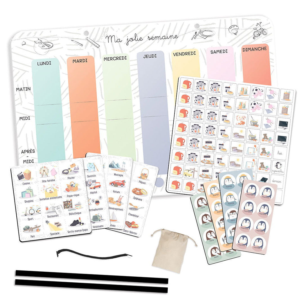 Ma jolie semaine-Organisation-Gestion du temps - La boutique des émotions