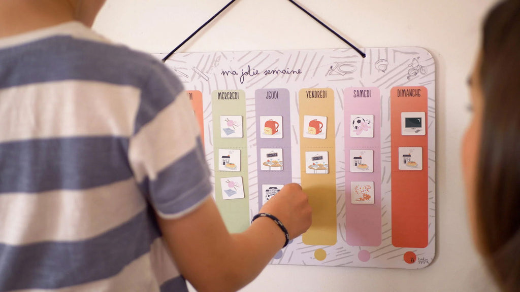 Ma jolie semaine-Organisation-Gestion du temps - La boutique des émotions