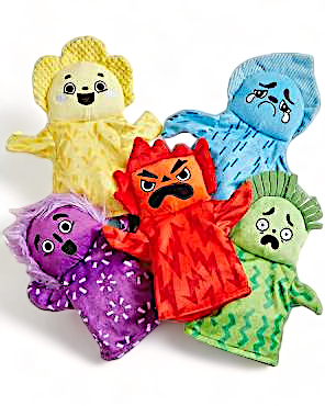 Marionnettes émotions-Apprentissage émotions-communication - La boutique des émotions