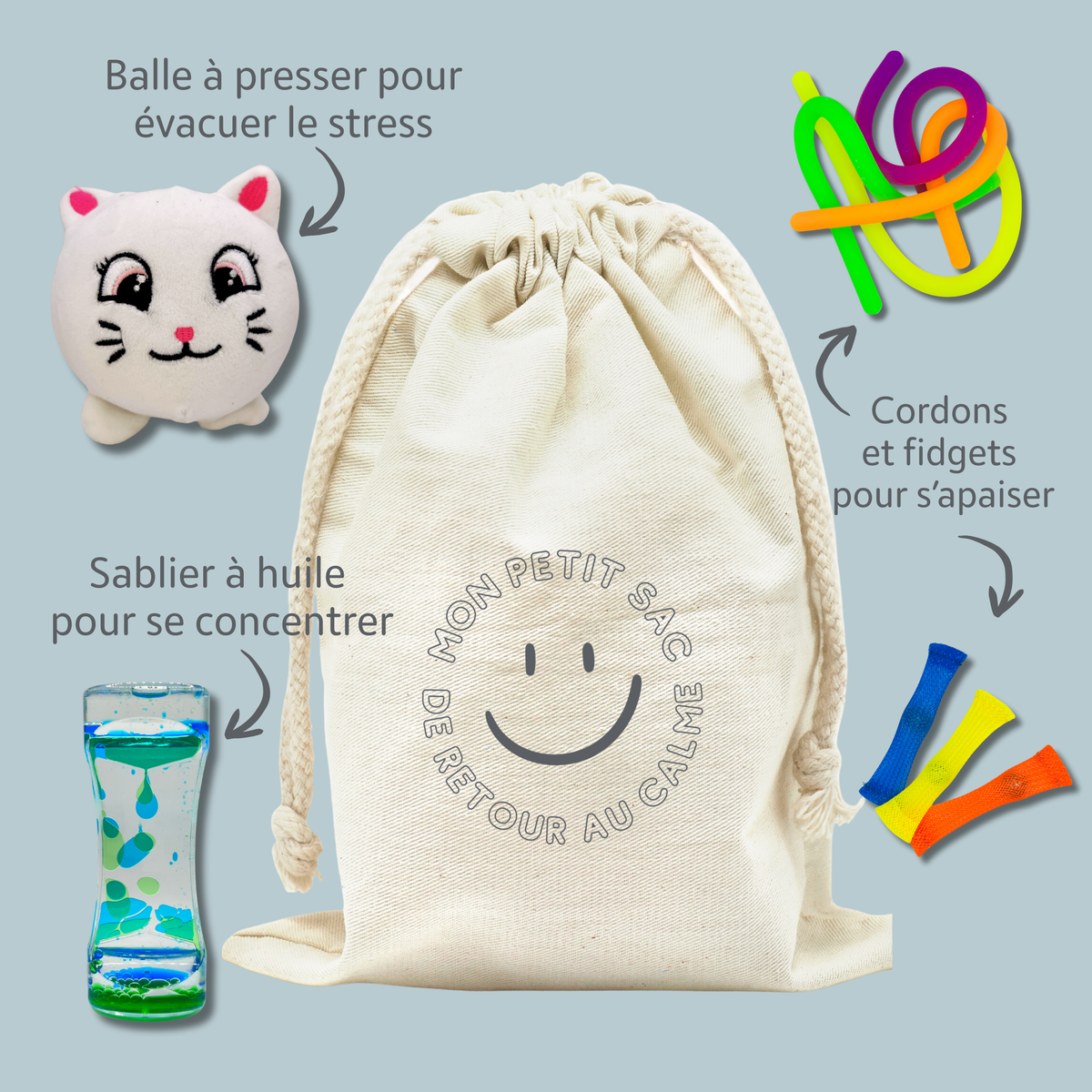 Petit sac coin calme-Gestion du stress-Concentration