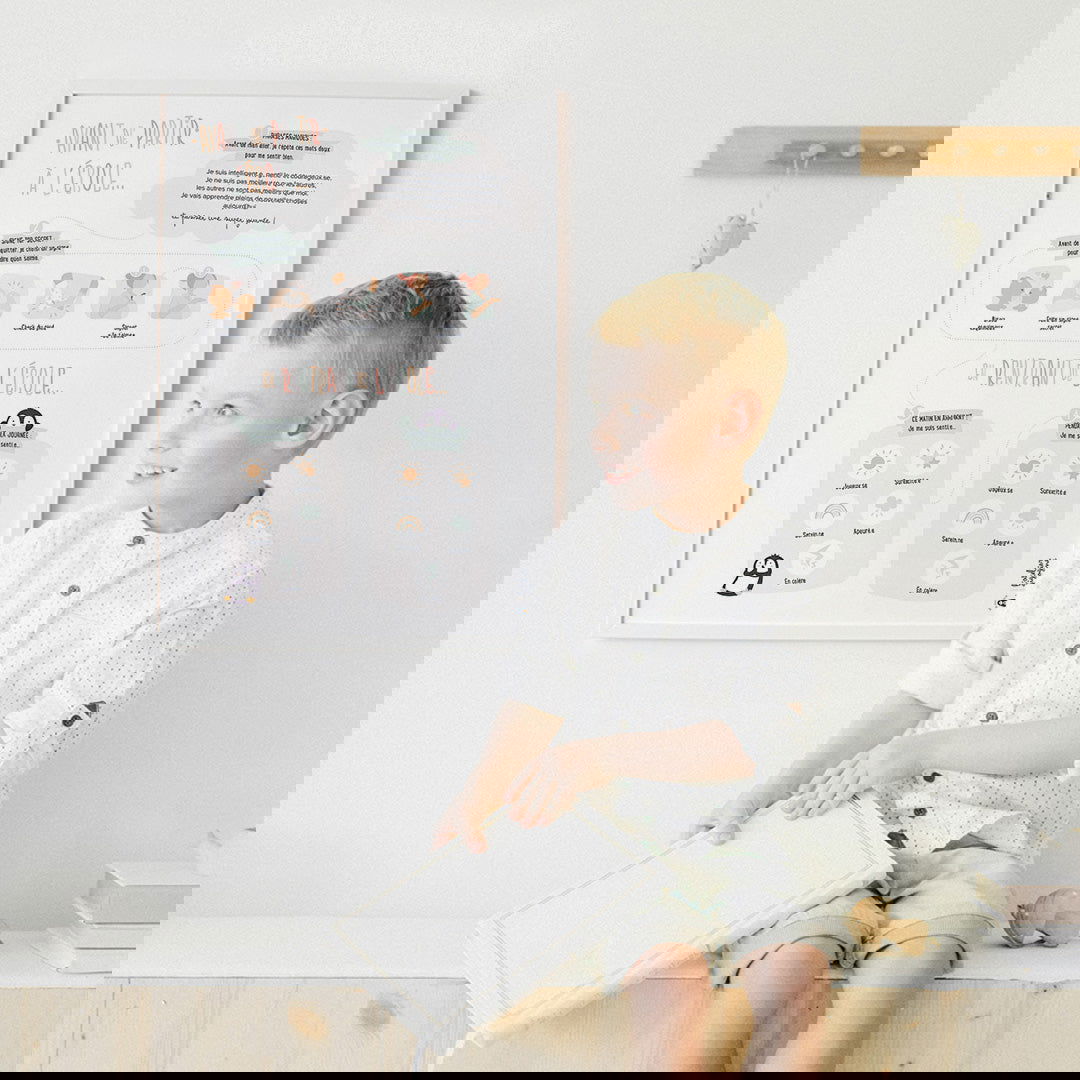 Poster départ à l'école-Autonomie-Gestion du stress - La boutique des émotions