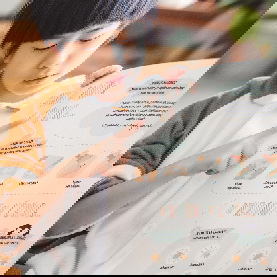 Poster départ à l'école-Autonomie-Gestion du stress - La boutique des émotions