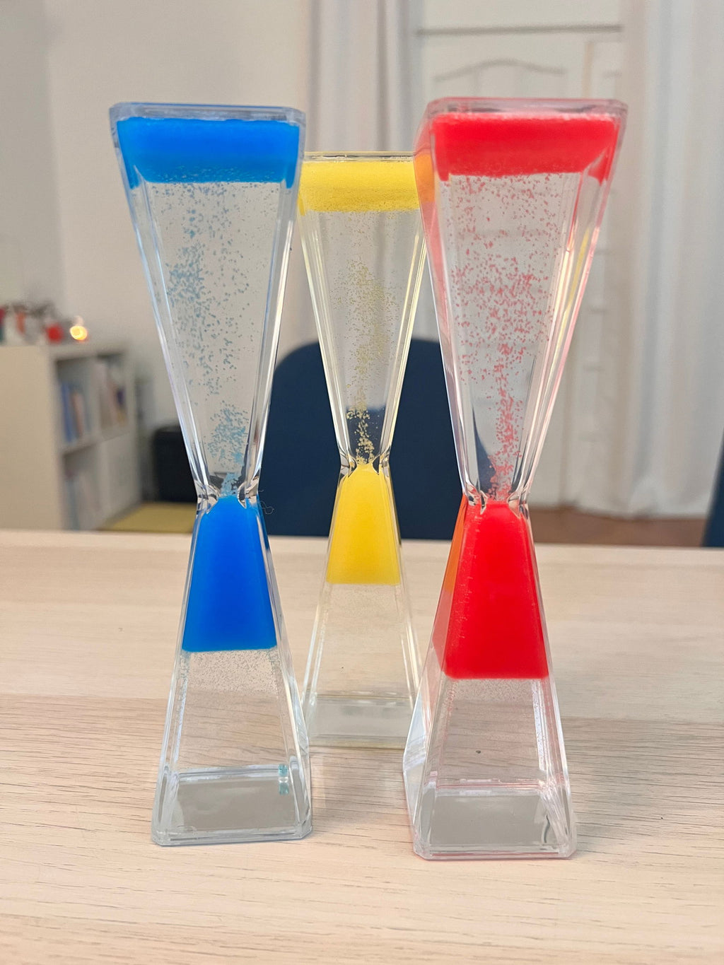 Sablier magique sensoriel-Apaisement-concentration - La boutique des émotions