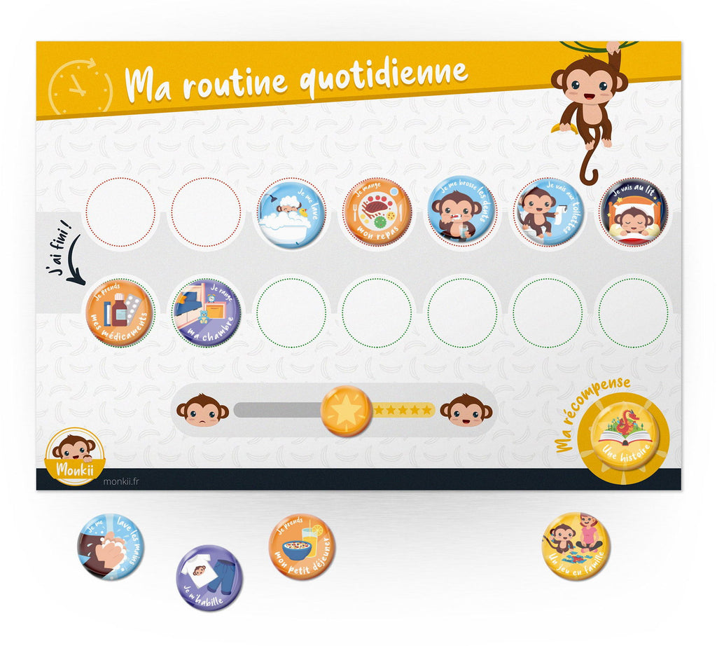 Tableau de Routine-Autonomie - La boutique des émotions