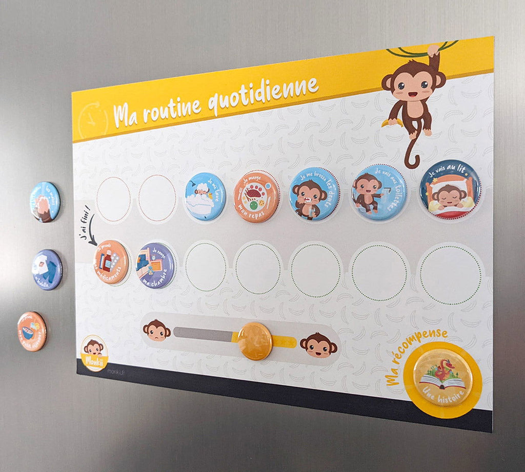 Tableau de Routine-Autonomie - La boutique des émotions