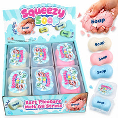 Squishy Crispy Savon à presser et à craquer, effet crispy