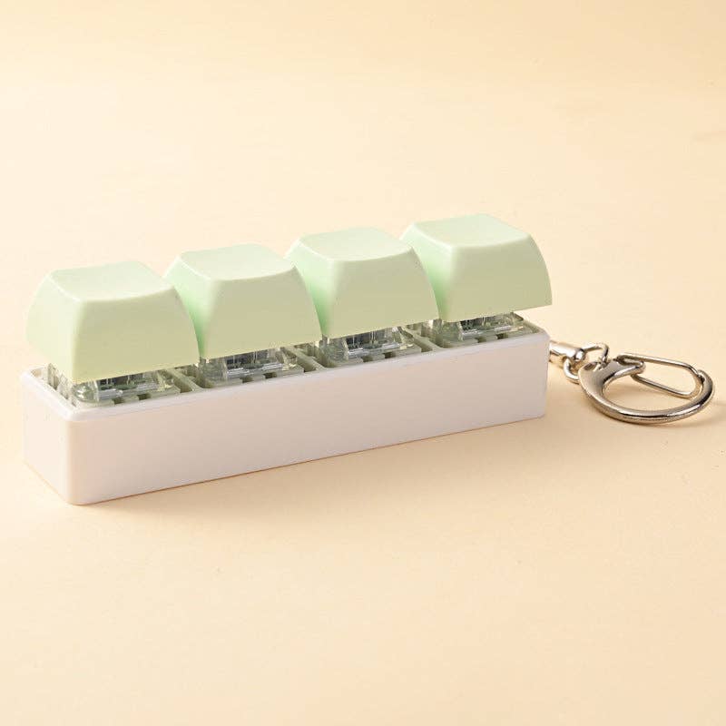 Porte-clés touches de clavier pastel anti stress – vue 11