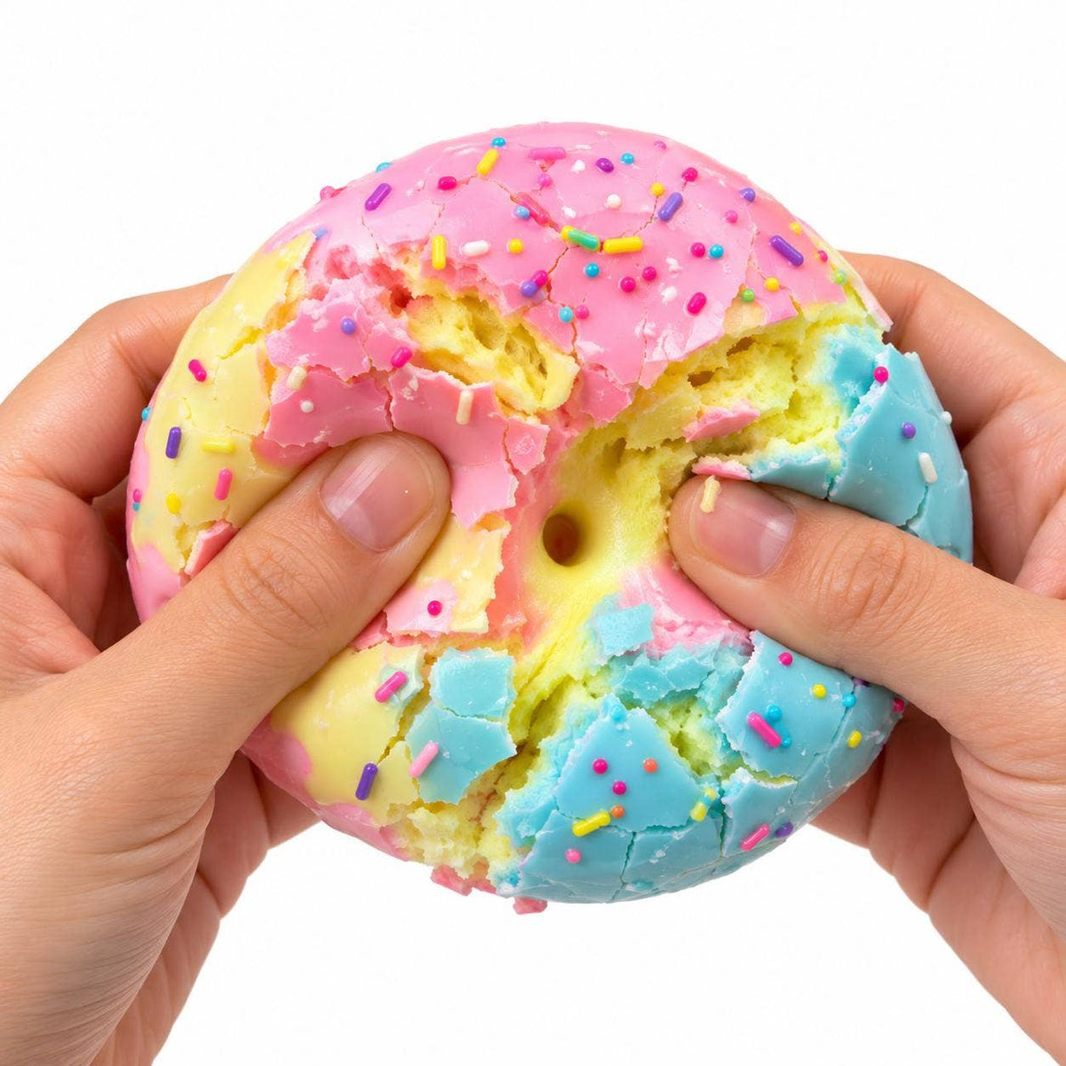 Squishy Crispy Donut à craquer puis malaxer, effet crispy