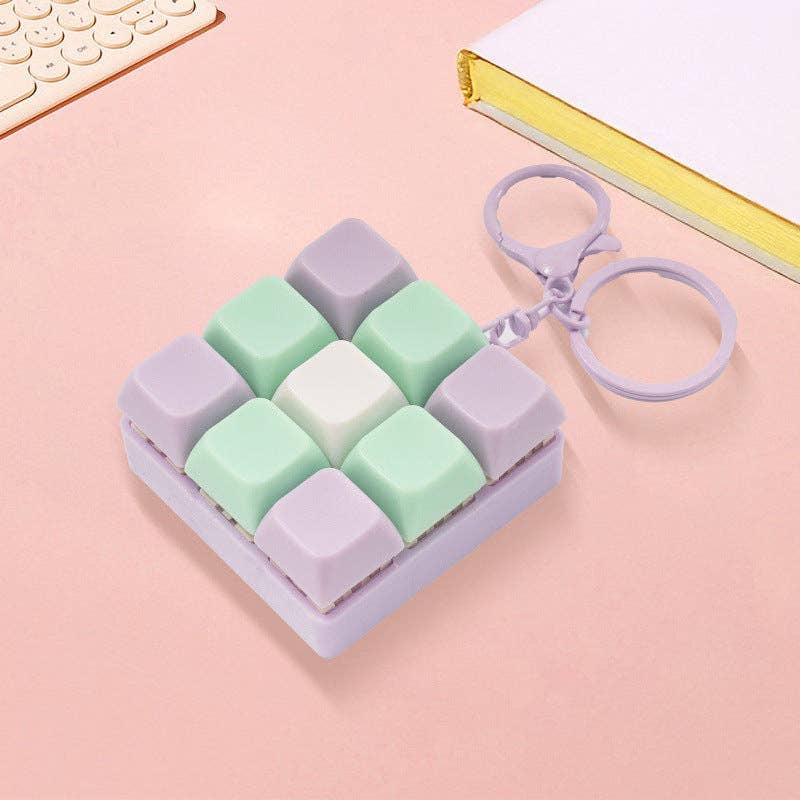 Porte-clés puzzle à boutons anti stress – vue 5
