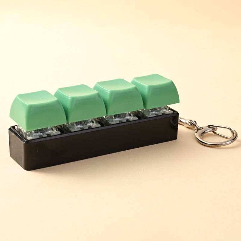 Porte-clés touches de clavier anti stress – vue 24