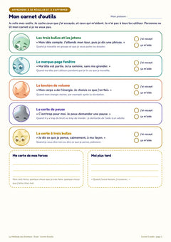 Le carnet des 5 outils du Parcours 2, à imprimer pour chaque élève