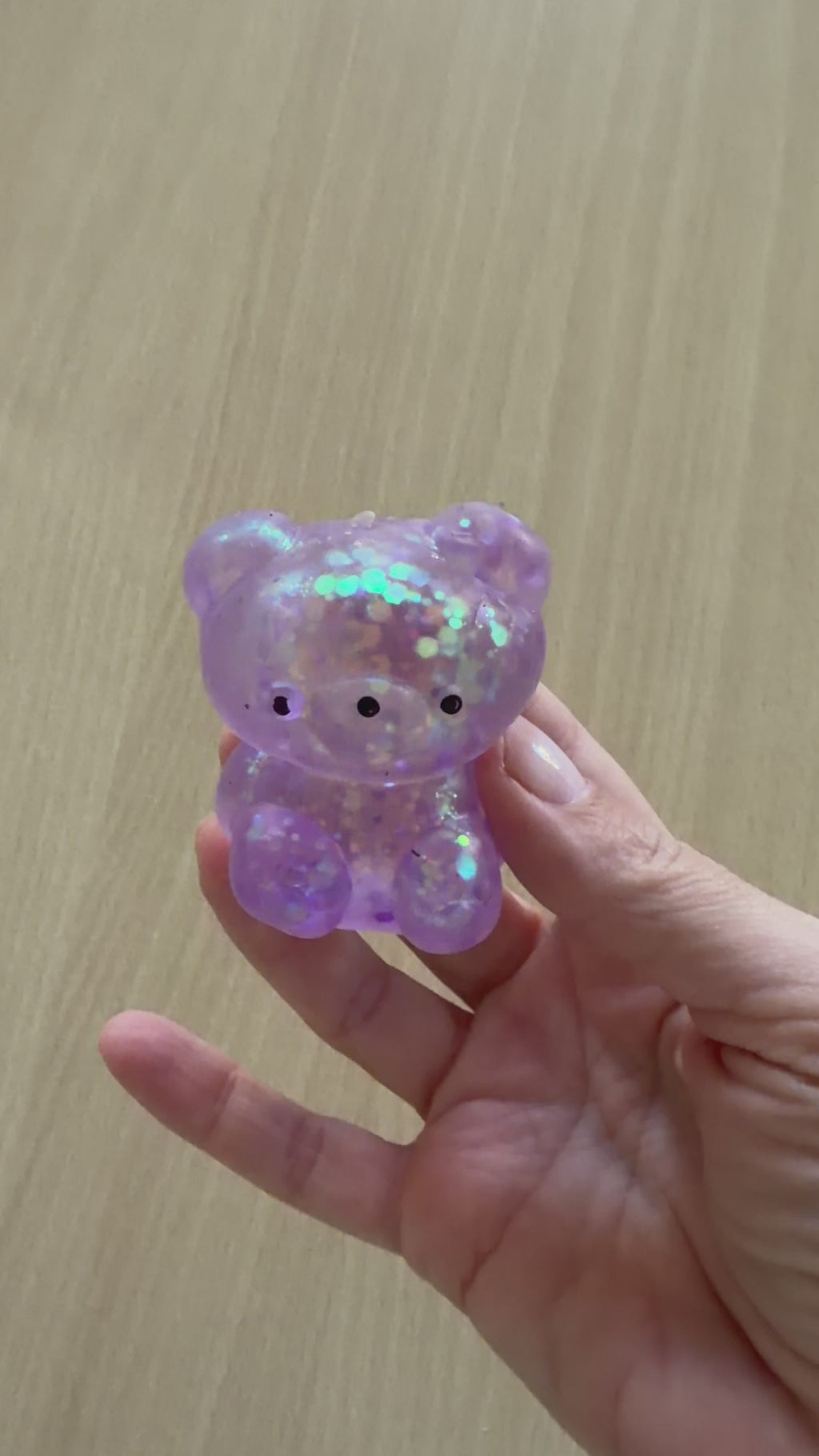 Mini Ourson glitter anti stress