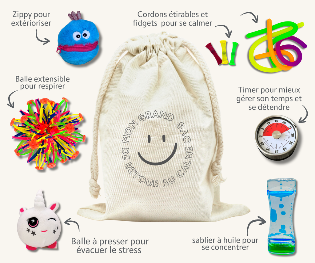 Grand sac coin calme-Gestion du stress-Concentration