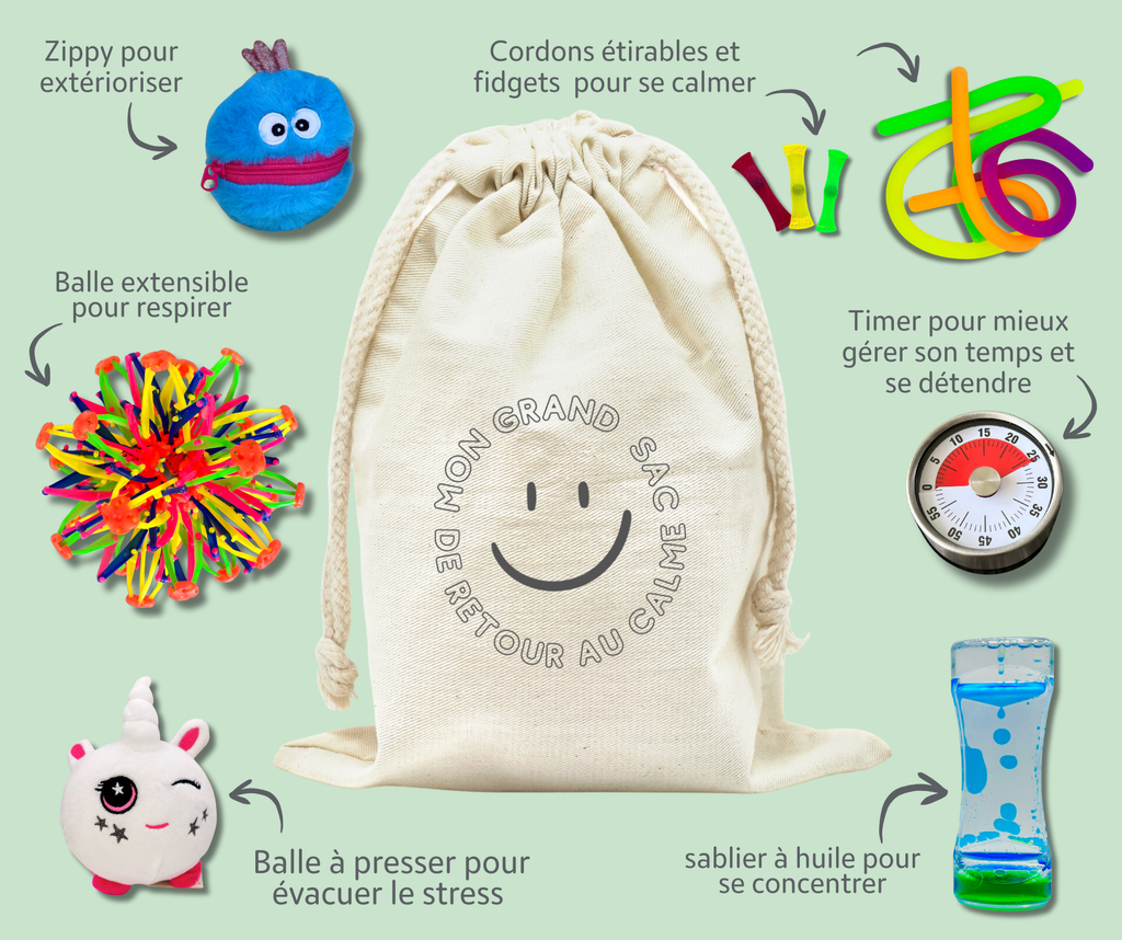 Grand sac coin calme-Gestion du stress-Concentration