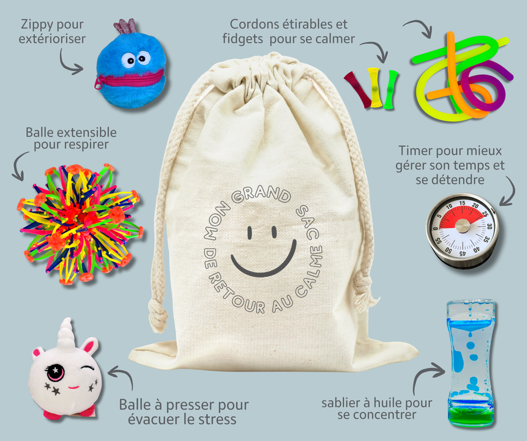 Grand sac coin calme-Gestion du stress-Concentration