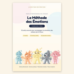 La Méthode des Émotions – Version Pro, couverture : 10 outils pour les émotions des enfants de 6 à 10 ans